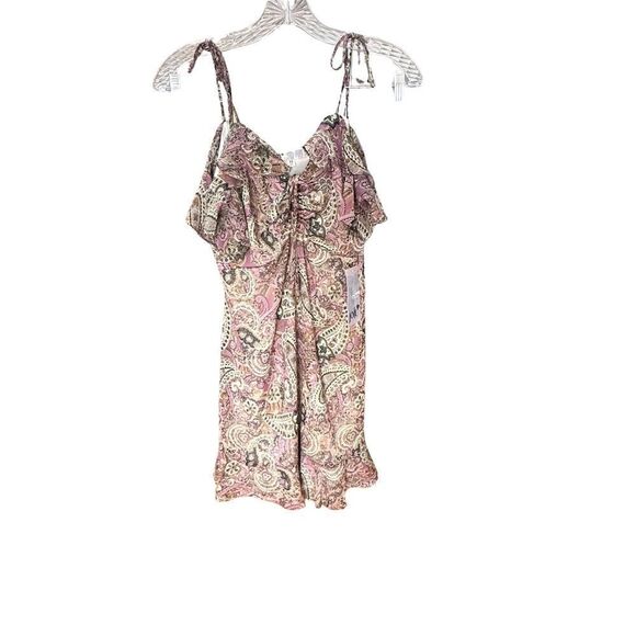 NWT Jolt Cold-Shoulder Ruffled Fit & Flare Dress Spaghetti Straps Size XS - Picture 11 of 11